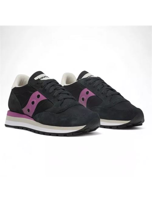 Scarpa triple jazz donna colore nero e fucsia SAUCONY | JAZZ TRIPLE 6053048